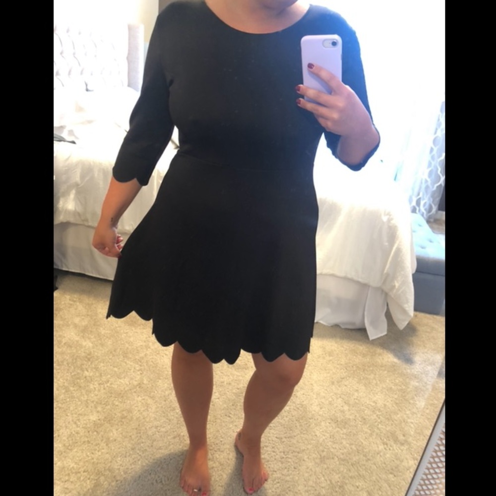 Little black dress with small detailing
